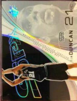Tim Duncan #74 Basketball Cards 2002 Spx