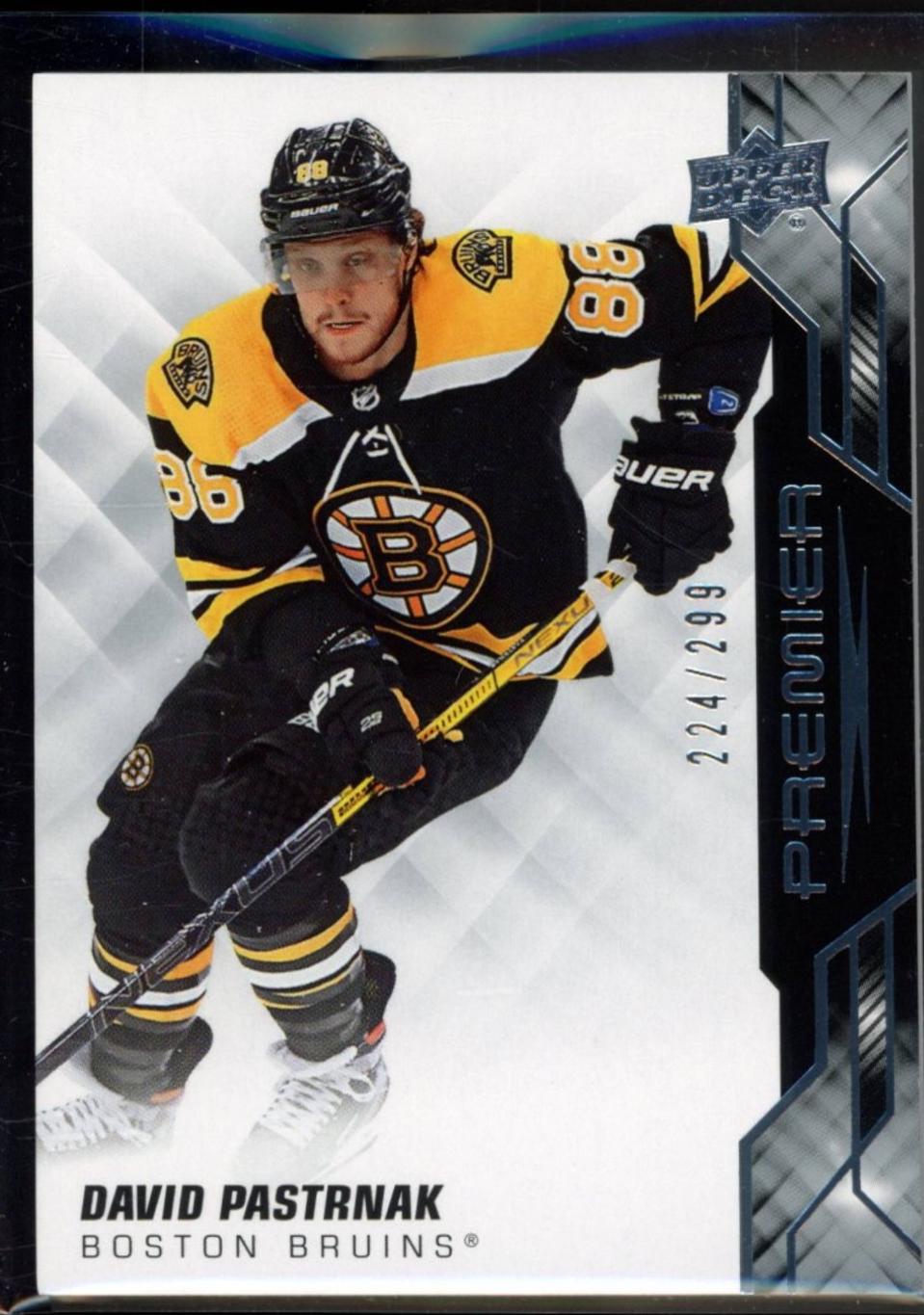 David Pastrnak #16 2019-20 Upper Deck Premier Hockey