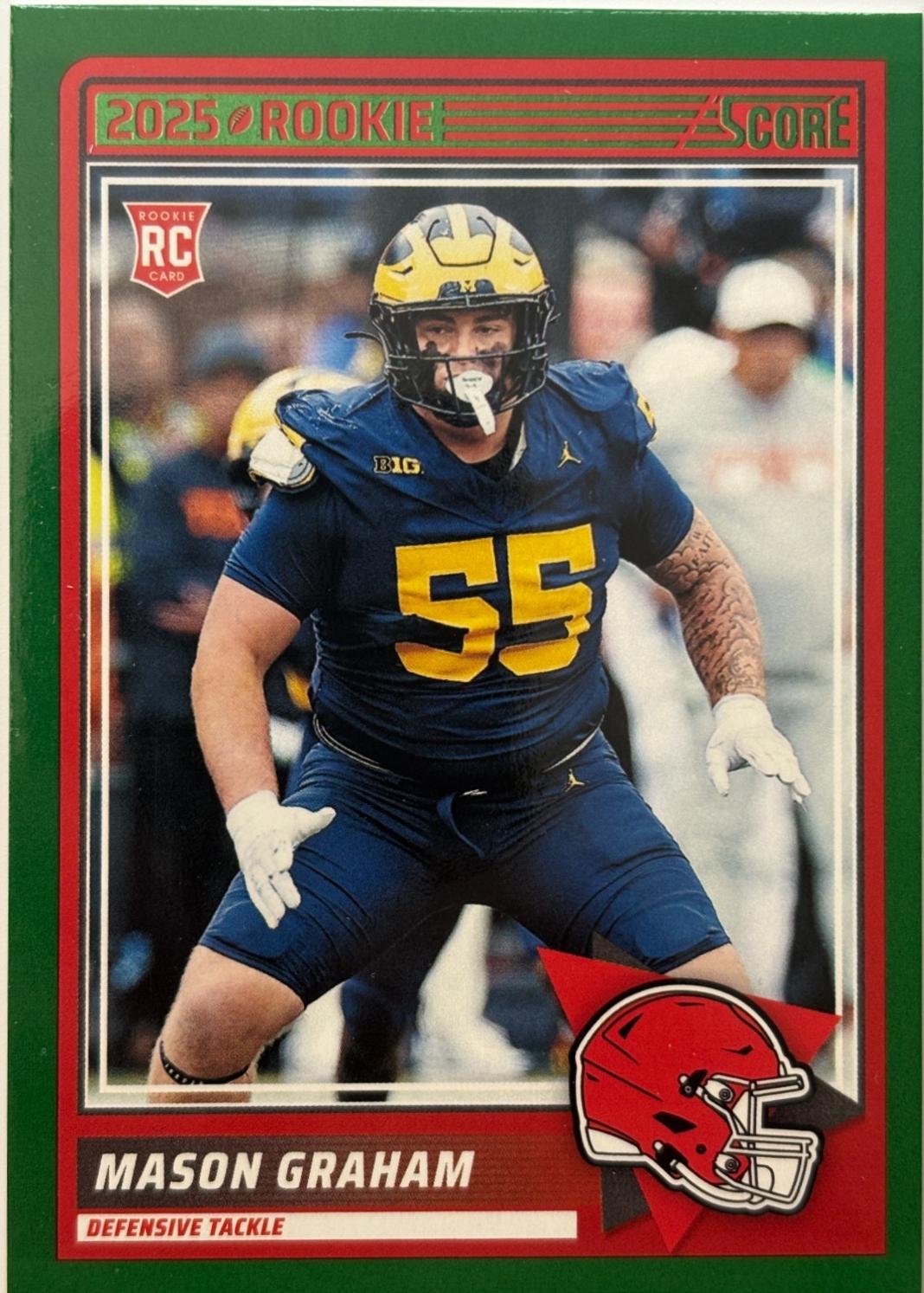 Mason Graham [Green] #22 Prices | 2025 Panini Score Rookie | Football Cards