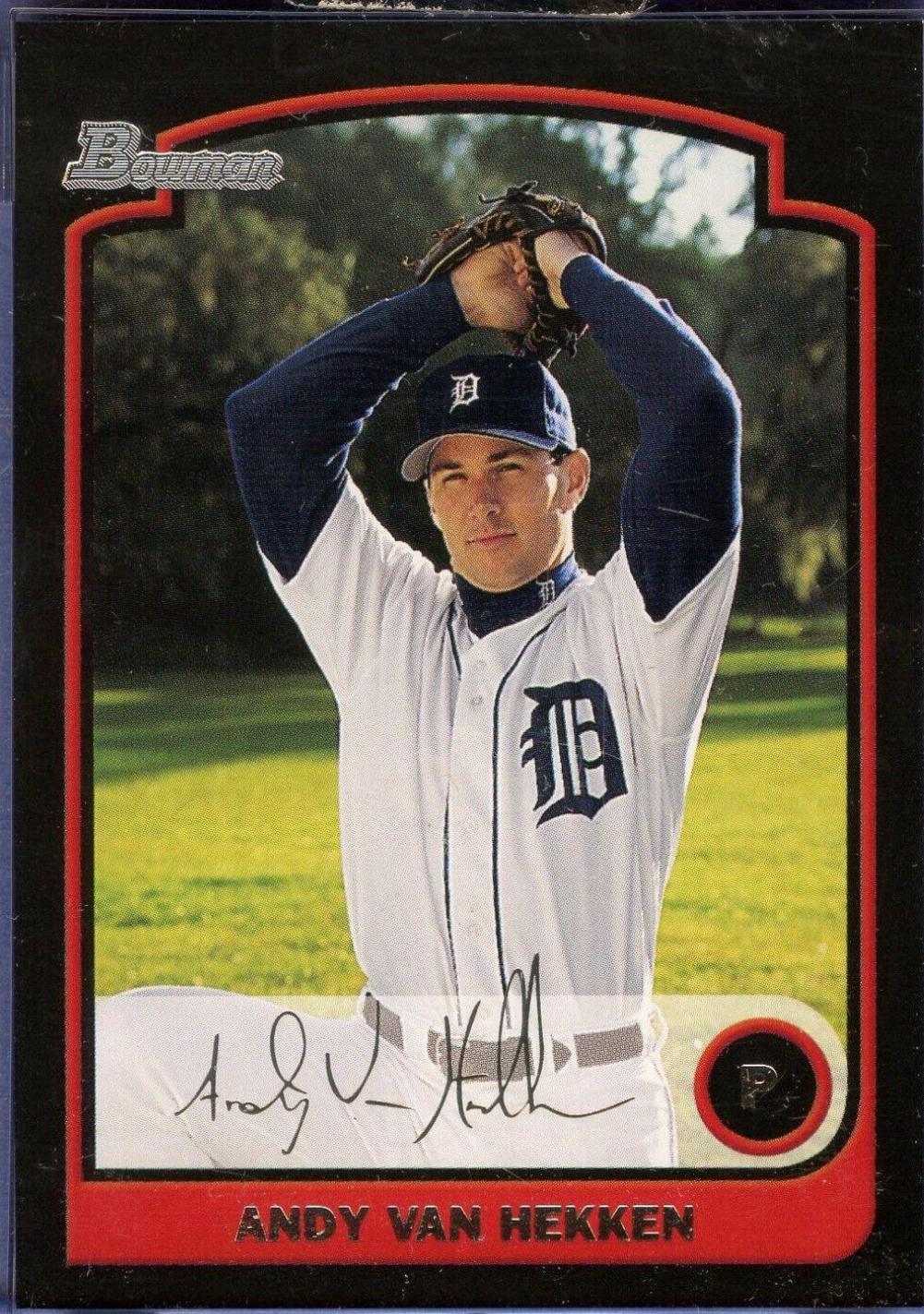 Andy Van Hekken #6 Baseball Cards 2003 Bowman
