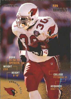 Ronald Moore #9 Football Cards 1995 Fleer