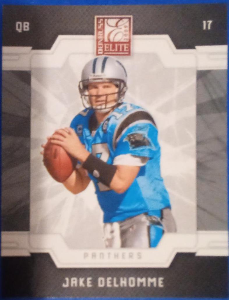 Jake Delhomme #15 Football Cards 2009 Panini Donruss Elite