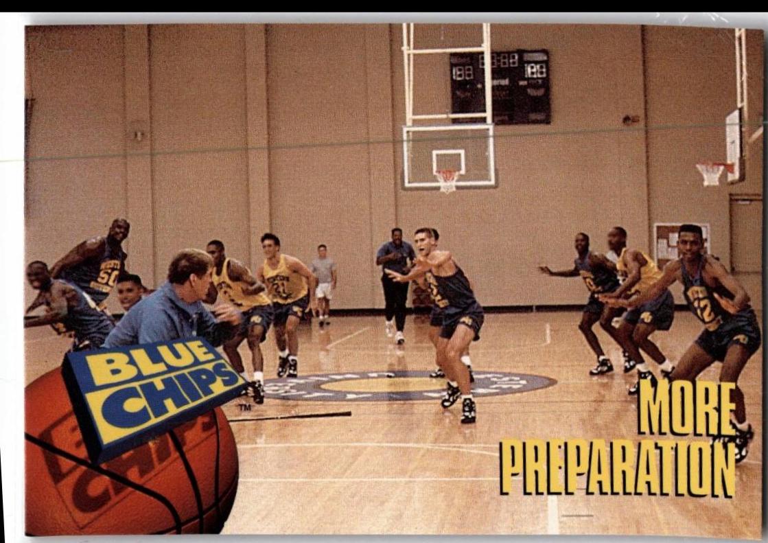 More Preparation #36 Basketball Cards 1994 SkyBox Blue Chips