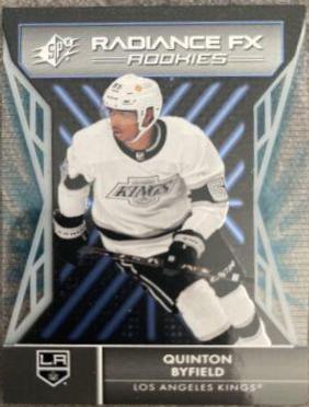 Quinton Byfield #RFX-57 2021-22 SPx Hockey Radiance F/X