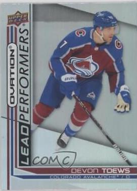 Devon Toews #LP-29 Hockey Cards 2021 Upper Deck Ovation Lead Performers