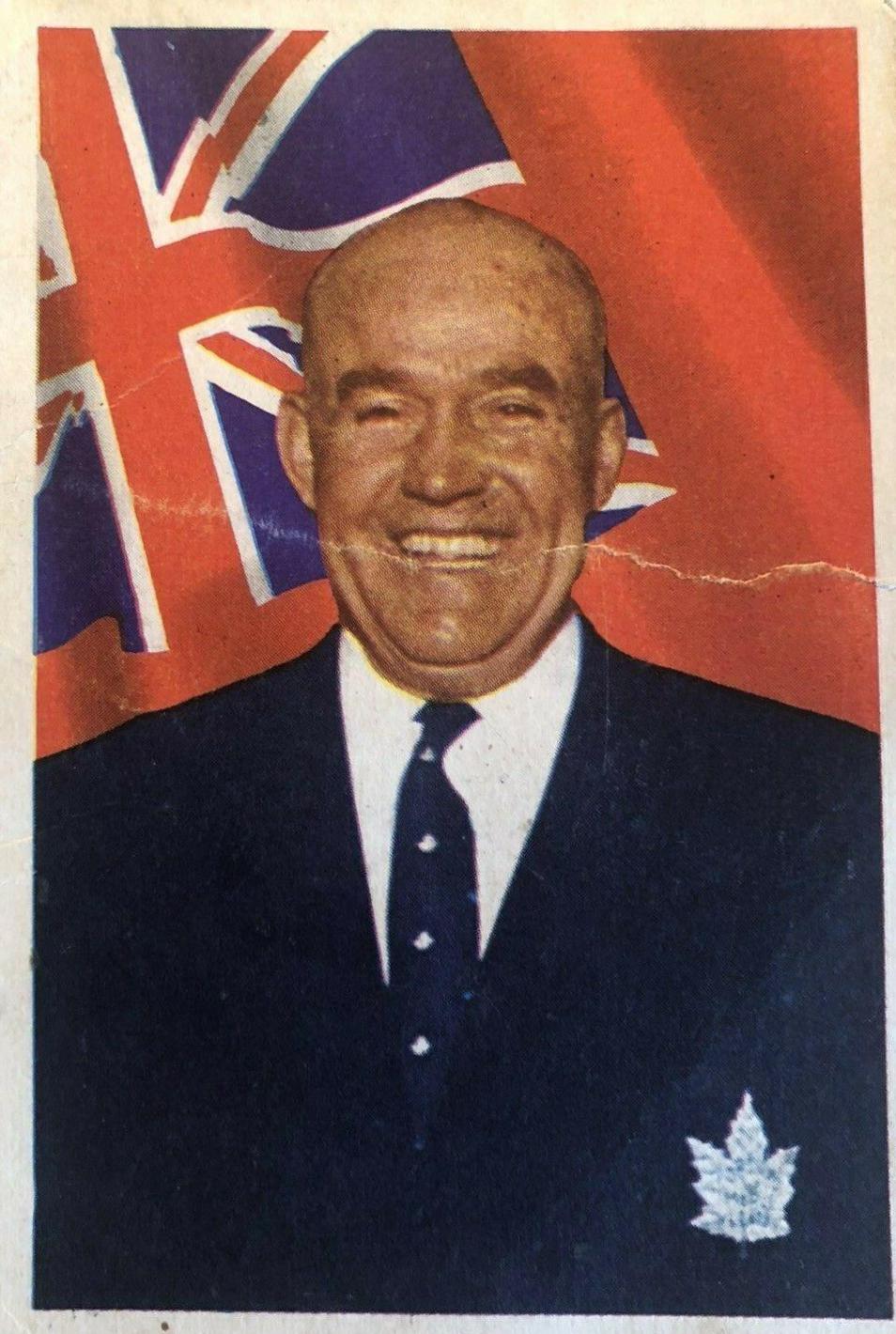 King Clancy #20 Hockey Cards 1963 Parkhurst