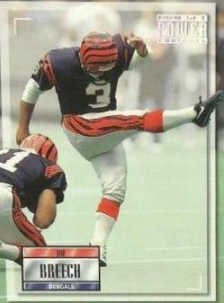 Jim Breech #3 Football Cards 1993 Pro Set Power