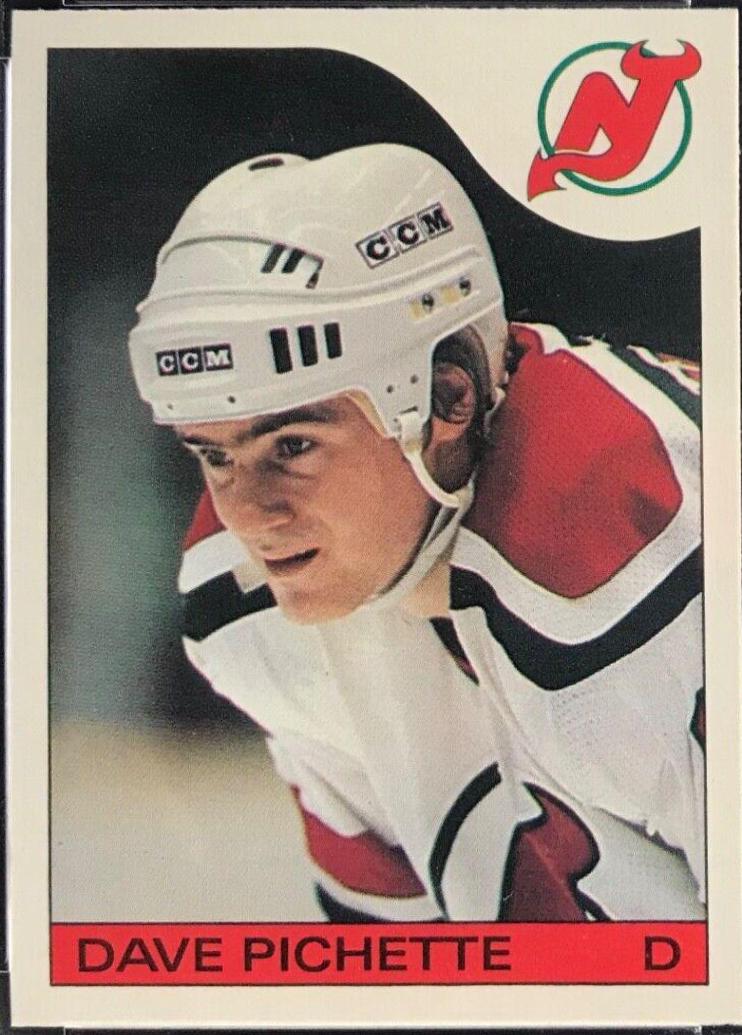 Dave Pichette #21 Hockey Cards 1985 O-Pee-Chee