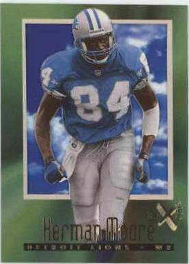 Herman Moore #10 Football Cards 1997 Skybox E X2000