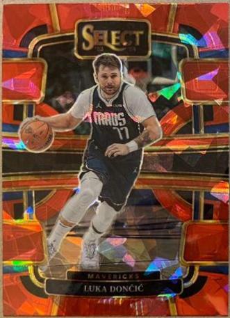 2023 Luka Doncic [Cracked Ice Red Prizm] #51