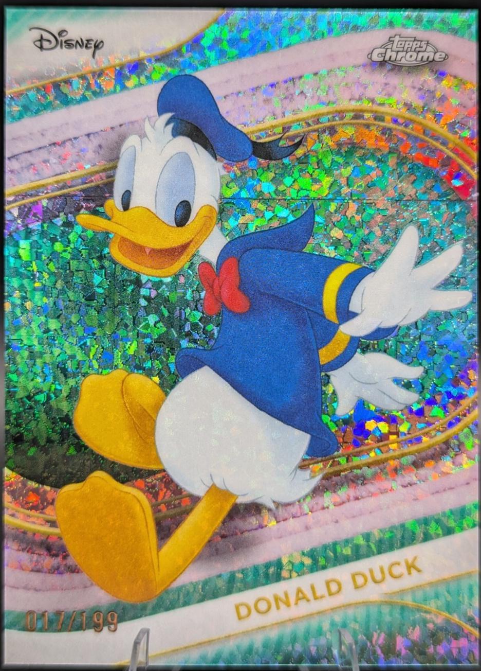 Donald Duck [Aqua Diamonds Refractor] #34