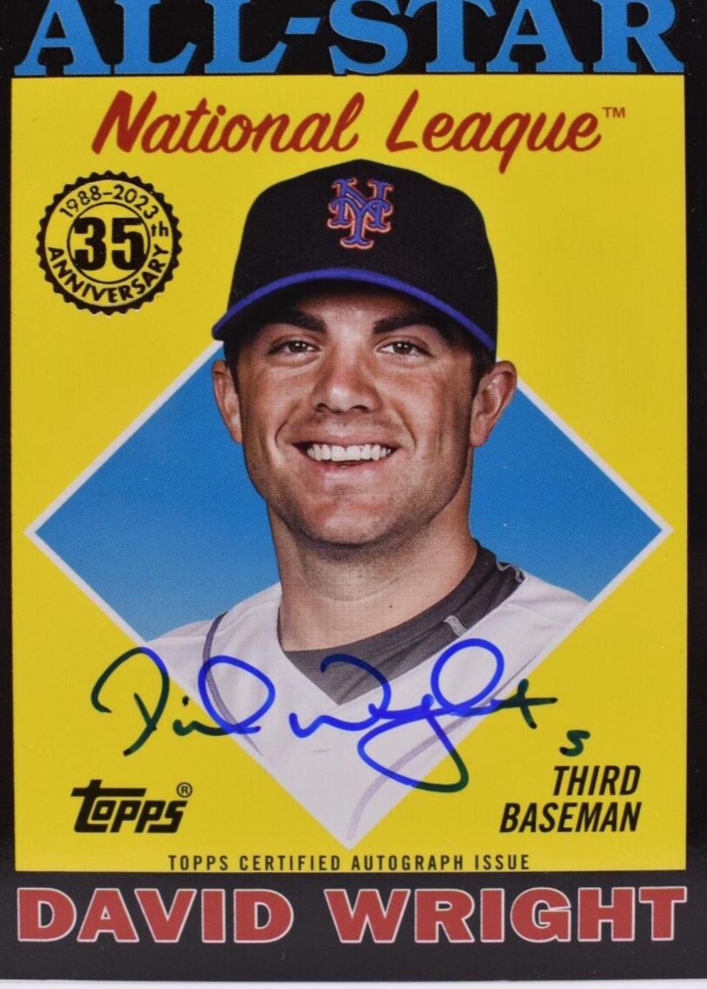 David Wright [Black] #88ASA-DWR