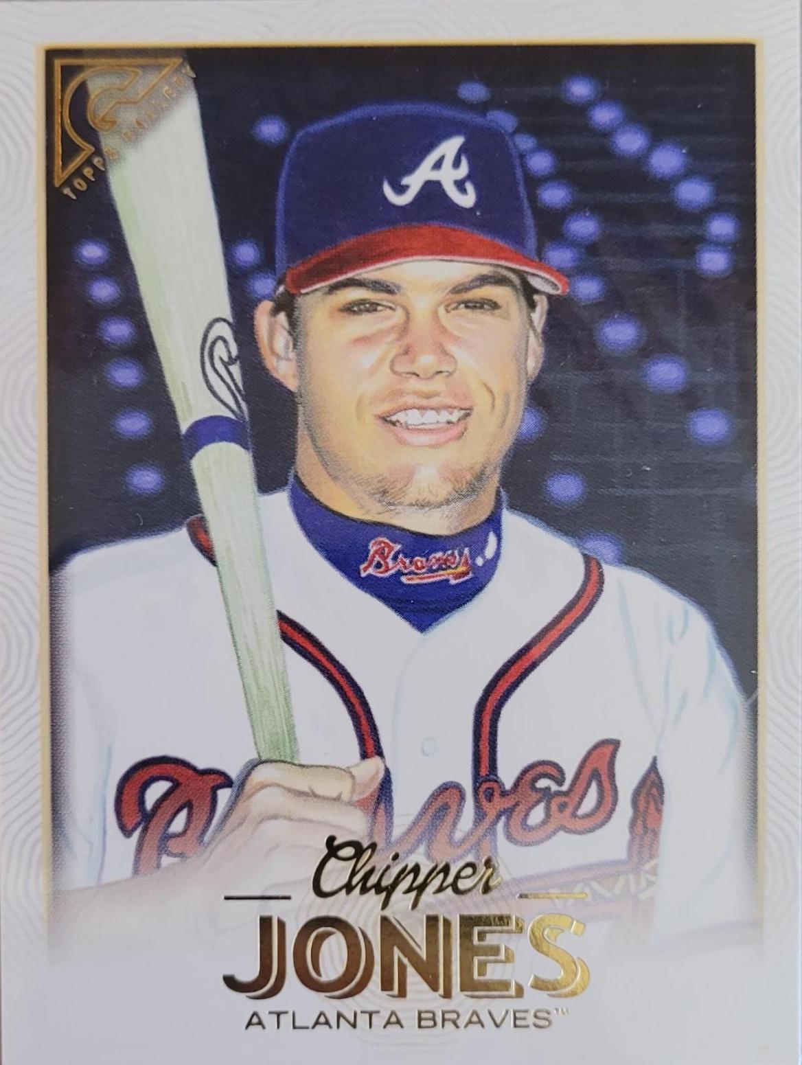 Chipper Jones Baseball Cards 2018 Topps Gallery