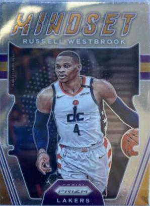 Russell Westbrook #2 Basketball Cards 2021 Panini Prizm Mindset