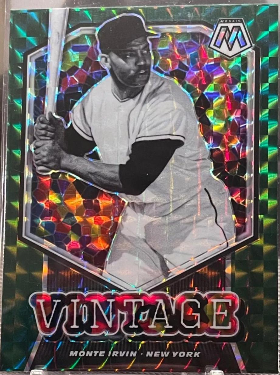 Monte Irvin [Green Mosaic] #V14