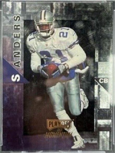 Deion Sanders #61 1998 Playoff Momentum Football