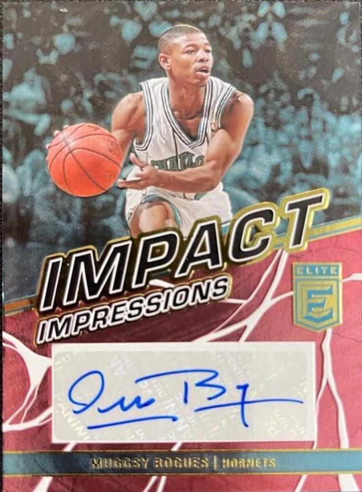 Muggsy Bogues #II-MGB Basketball Cards 2022 Panini Donruss Elite Impact Impressions