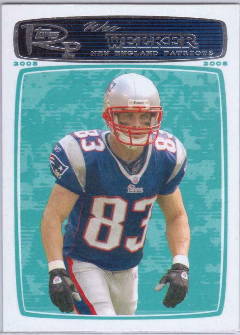 Wes Welker #83 2008 Topps Rookie Progression Football