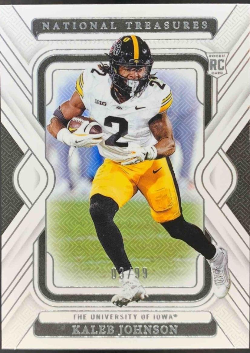 Kaleb Johnson #23 2025 Panini National Treasures Collegiate Football
