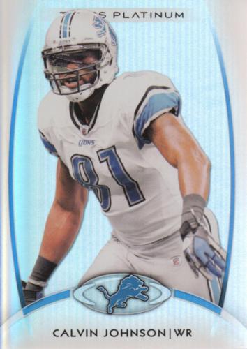 Calvin Johnson #1 Football Cards 2012 Topps Platinum