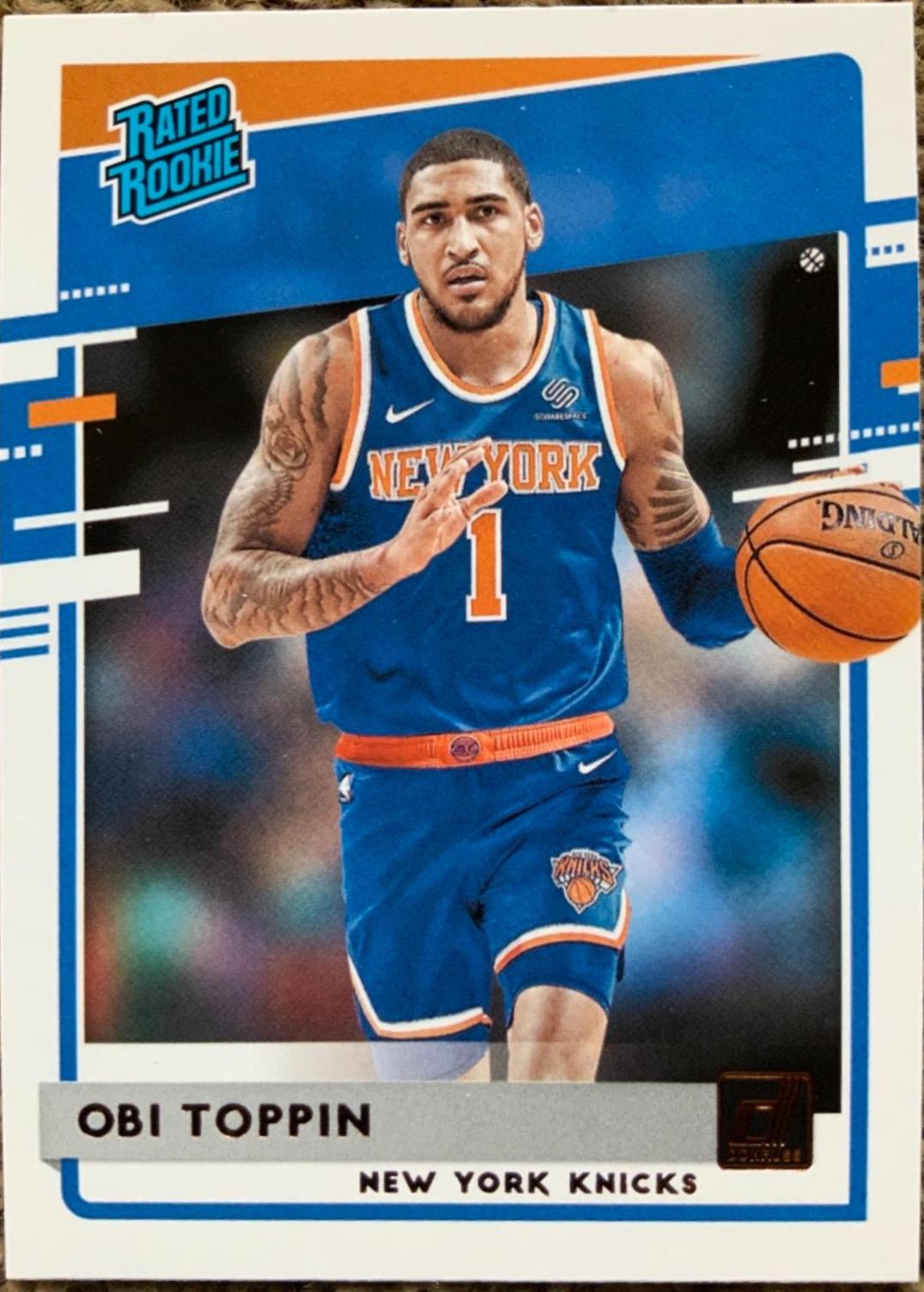 Obi Toppin #229 Basketball Cards 2020 Donruss