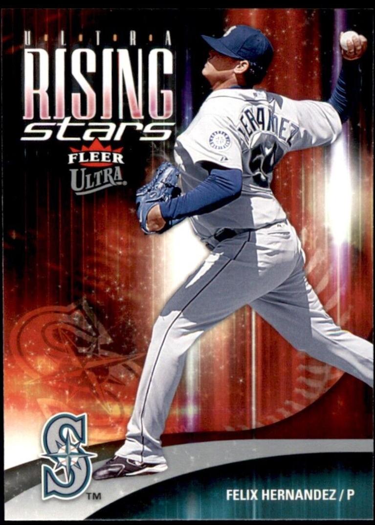 Felix Hernandez #URS4 Baseball Cards 2006 Ultra Rising Stars