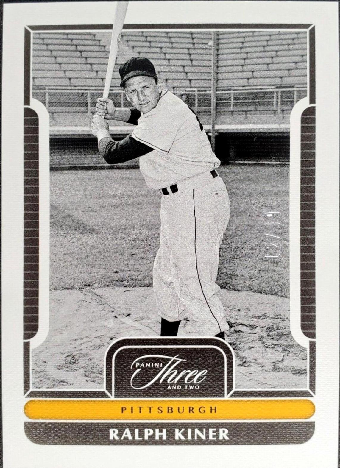Ralph Kiner #84 2023 Panini Three and Two Baseball