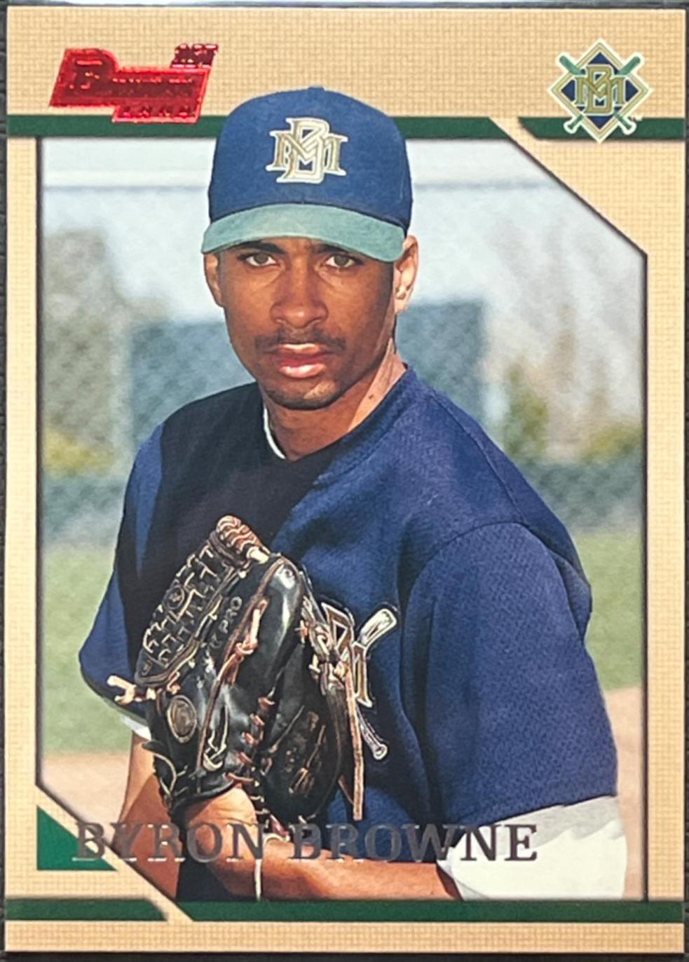 Byron Brown #205 Baseball Cards 1996 Bowman