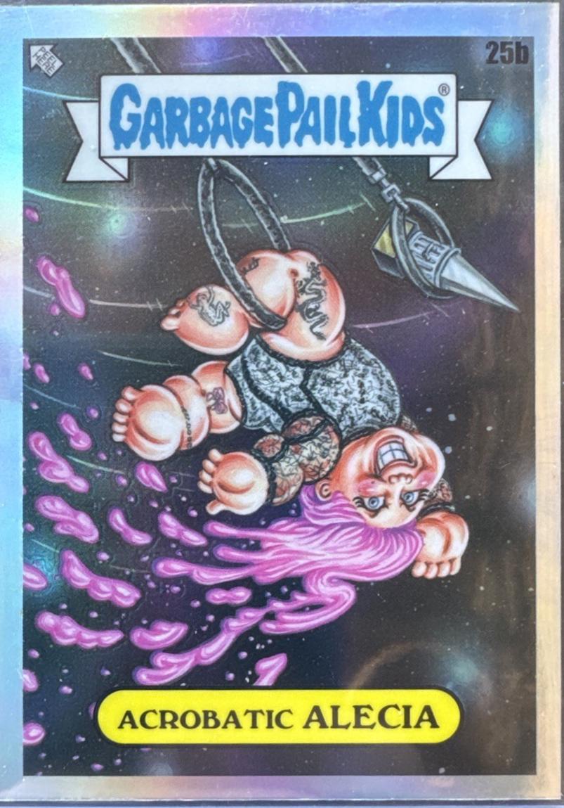 Acrobatic Alecia #25b 2024 Garbage Pail Kids Chrome Music Awards