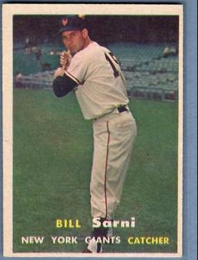 Bill Sarni #86 1957 Topps Baseball