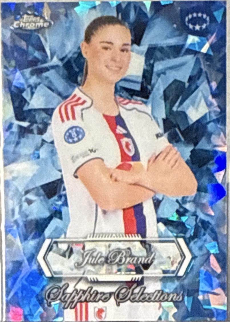 Jule Brand #SS-3 2025 Topps Chrome Sapphire Uwcl Selections Soccer