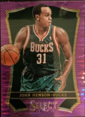John Henson Green Prizm #70 Basketball Cards 2013 Panini Select