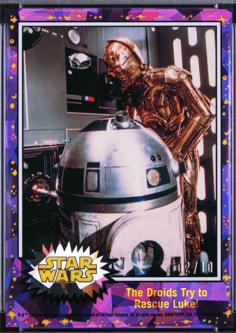 2022 The Droids Try to Rescue Luke! [Purple] #87