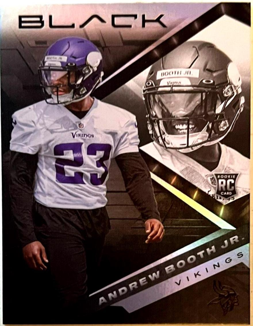 Andrew Booth Jr. #161 Football Cards 2022 Panini Black