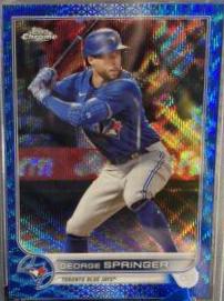 George Springer [Blue Wave Refractor] #214