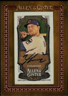 Nico Hoerner #MA-NH 2024 Topps Allen & Ginter Mini Baseball Autograph