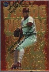 Jose Rijo #FT7 Baseball Cards 1995 Finest Flame Throwers Prices