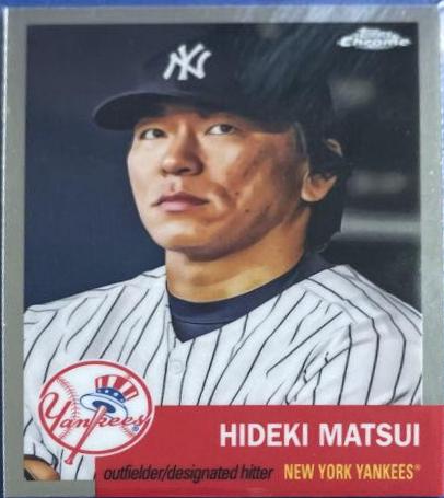 Hideki Matsui #83 2022 Topps Chrome Platinum Anniversary Baseball