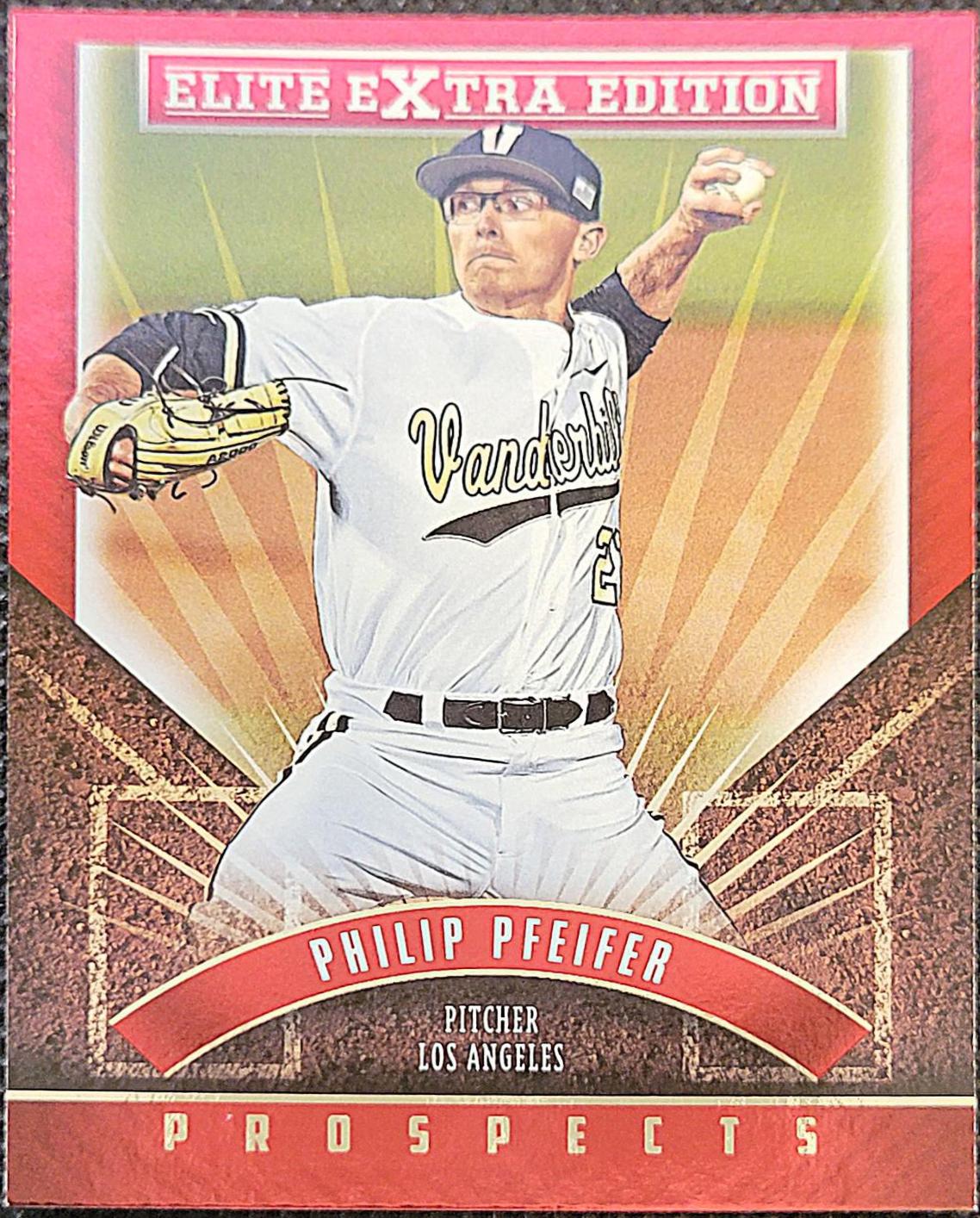 Philip Pfeifer #102 2015 Panini Elite Extra Edition Baseball