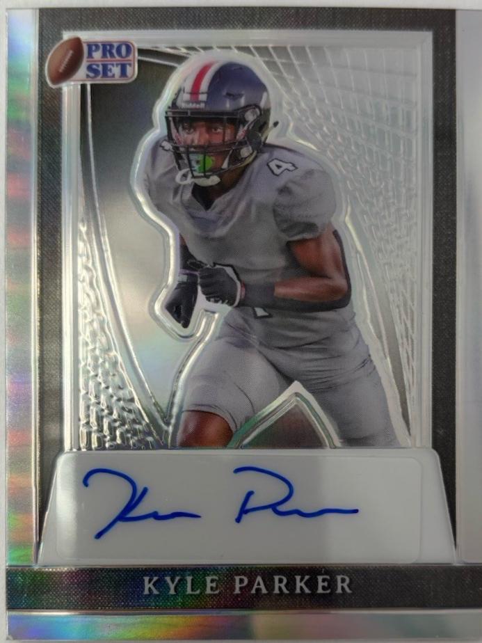 Koi Perich #PA-KP1 2025 Leaf Pro Set Metal Pro Active Autograph Football