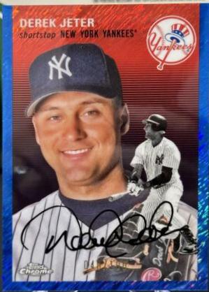 Derek Jeter [Blue Shimmer] #396