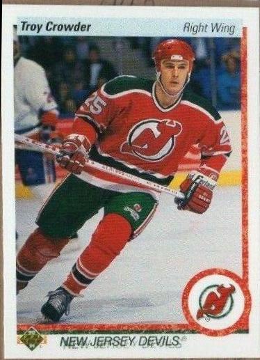 Troy Crowder #441 Hockey Cards 1990 Upper Deck