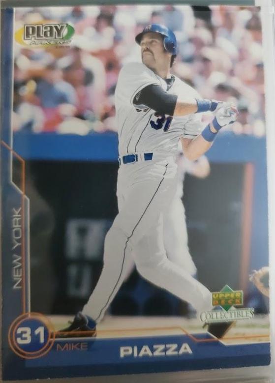 Mike Piazza #7 Baseball Cards 2001 Upper Deck Collectibles Playmakers