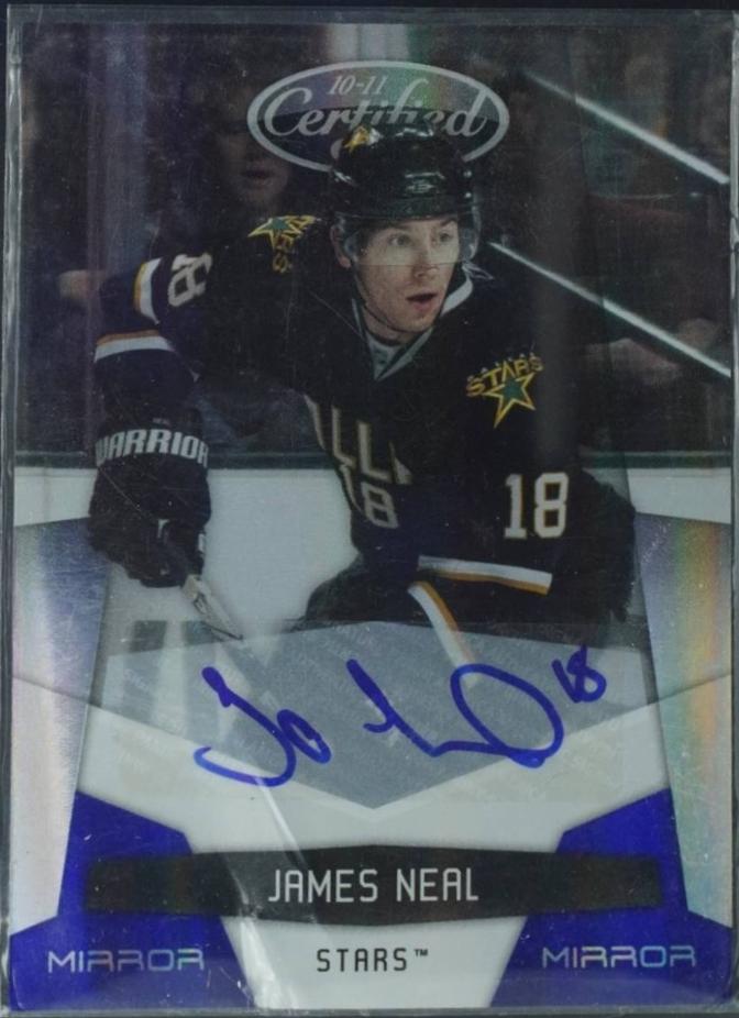 James Neal [Mirror Blue Signature] #46