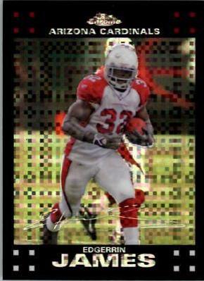 Edgerrin James #TC10 Football Cards 2007 Topps Chrome