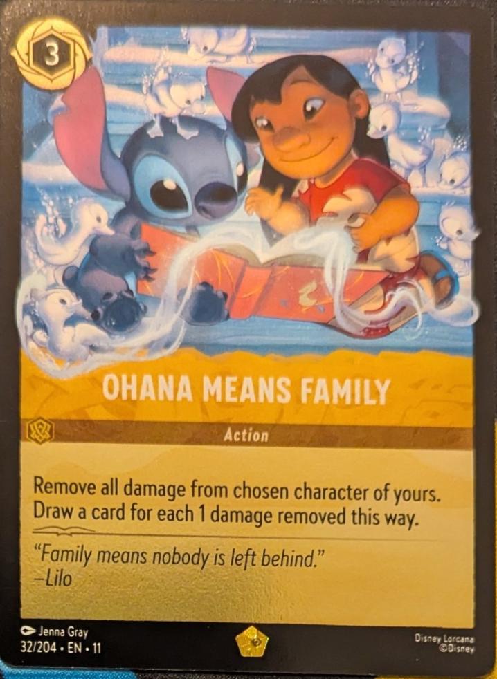 Ohana Means Family [Foil] #32 Prices | Lorcana Winterspell