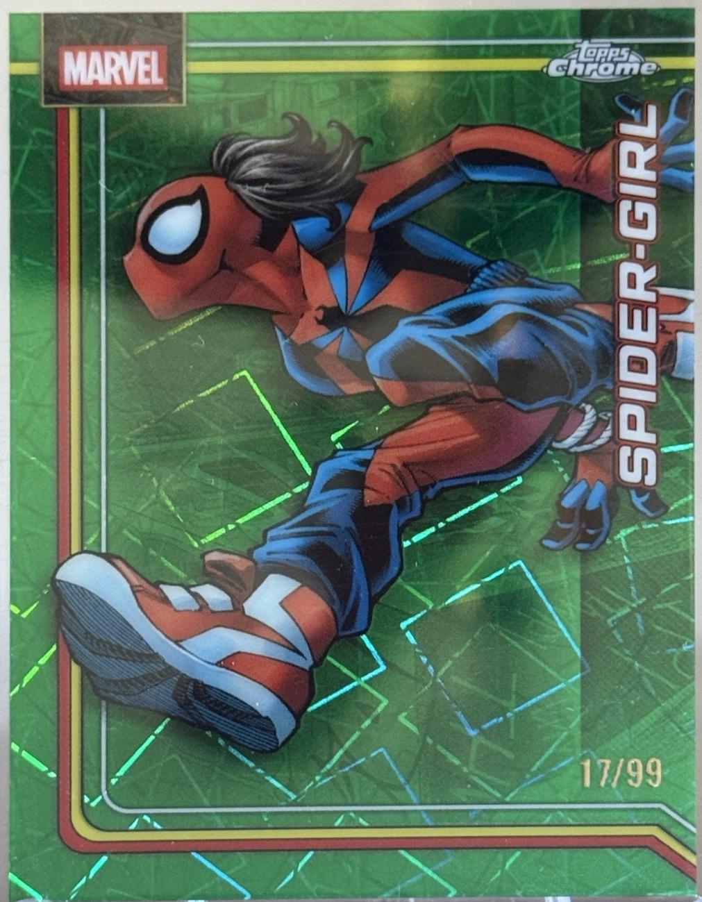 Spider-Girl Hulk Green Lazer Refractor