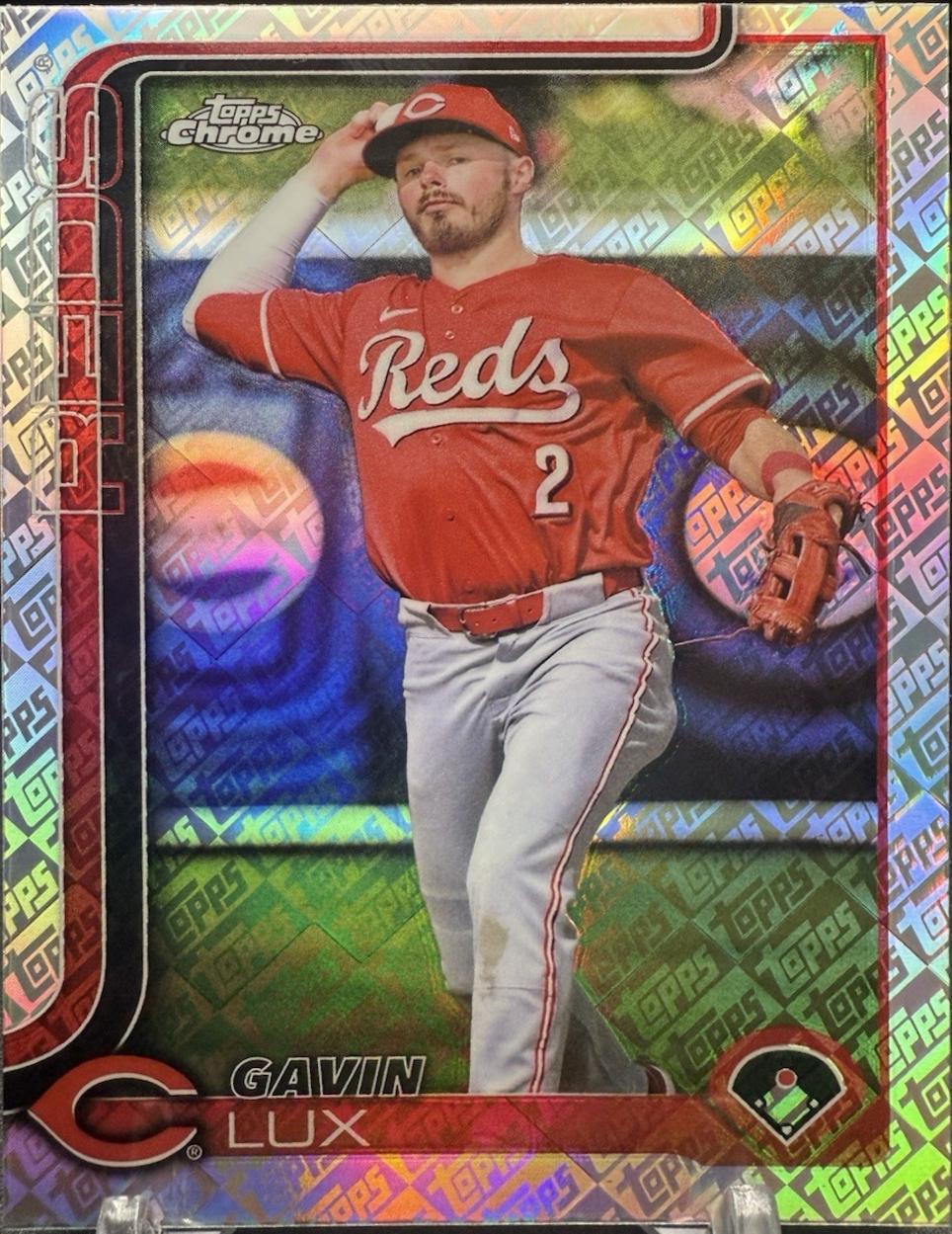 Gavin Lux #237 2025 Topps Chrome Logofractor Baseball