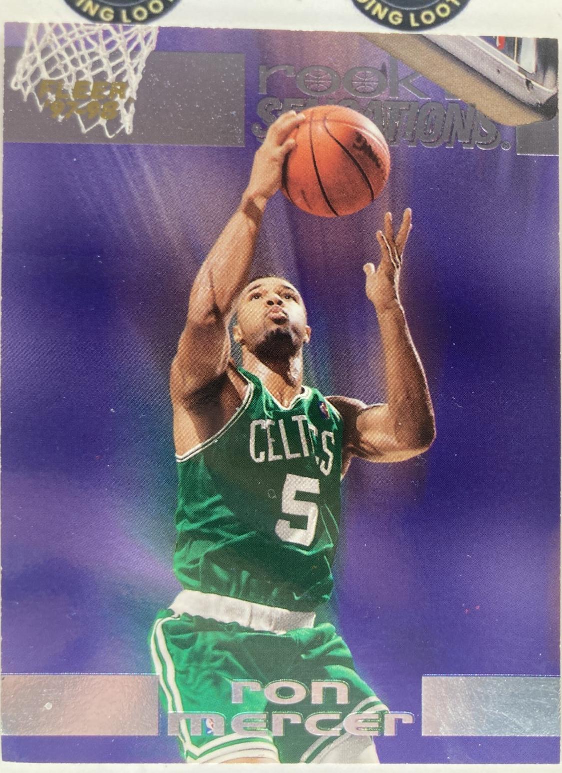 Ron Mercer #8 Basketball Cards 1997 Fleer Rookie Sensations