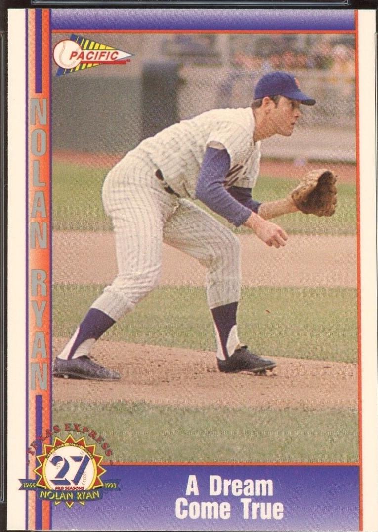 A Dream Come True #3 Baseball Cards 1993 Pacific Nolan Ryan 27th Season